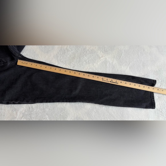 Abercrombie & Fitch Jeans 90s Slim Straight Leg Ultra High Rise Dark GraySize 26 - Picture 4 of 12